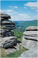 View from Combestone Tor to Dartmeet, Dartmoor National Park